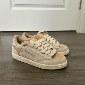 Reebok Women's Club C Bulc Clean Tan Beige Orange Shoes